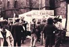 Friedenswerkstatt 1984 im Garten der Erlöserkirche zu Berlin